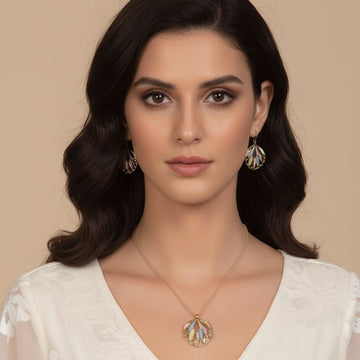 Pastel Prism Set Pendant Set-Edgy Collection