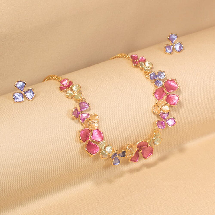 Pastel Reverie Necklace Set - Multi - Nature Collection