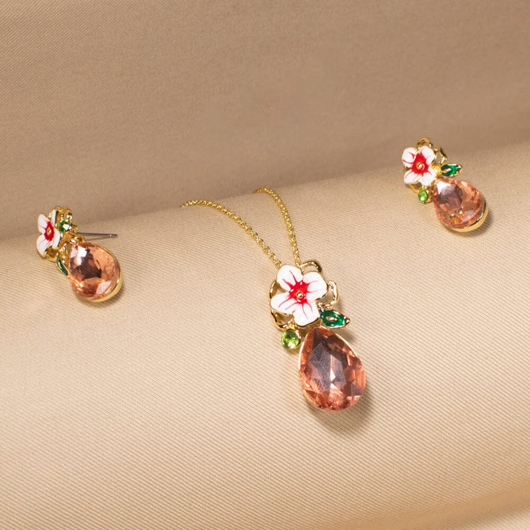 Peach Blossom Pendant Set - Nature Collection