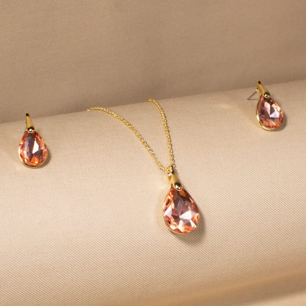 Peach Sorbet Pendant Set