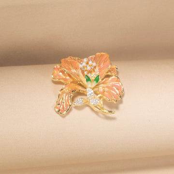 Peachy Keen Bloom Brooch