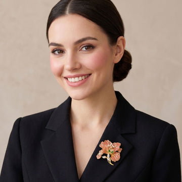 Peachy Keen Bloom Brooch
