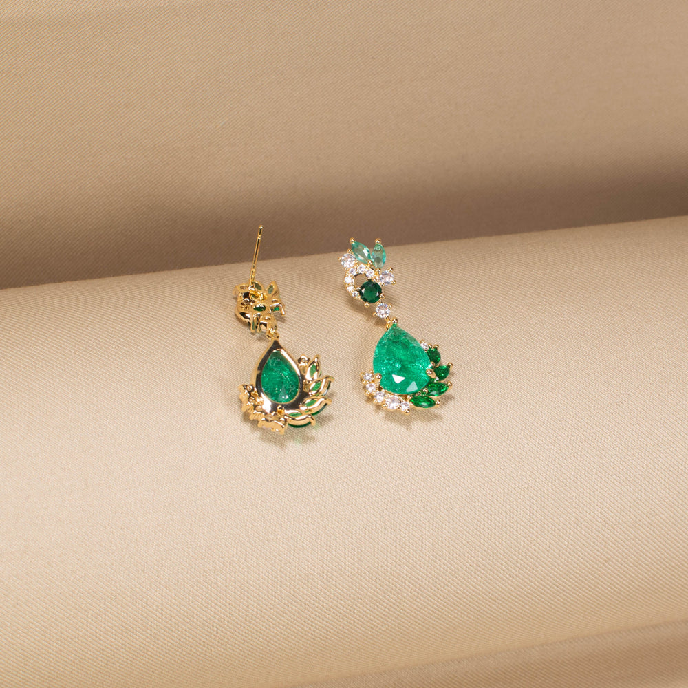 Peacock Plume Earrings