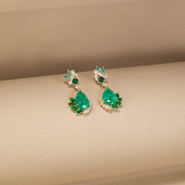 Peacock Plume Earrings