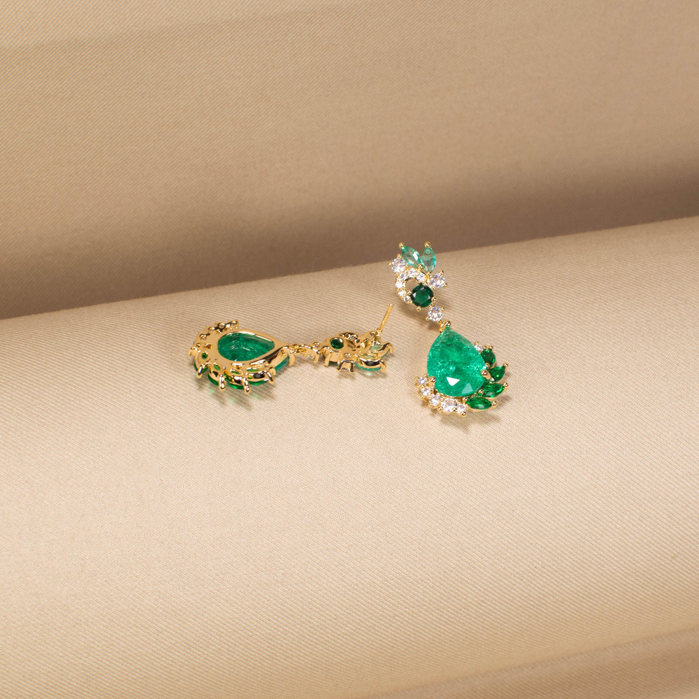 Peacock Plume Earrings