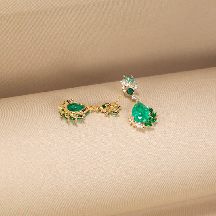 Peacock Plume Earrings