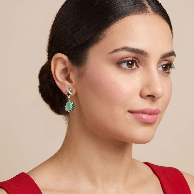 Peacock Plume Earrings