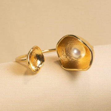 Pearly Gold Cuff