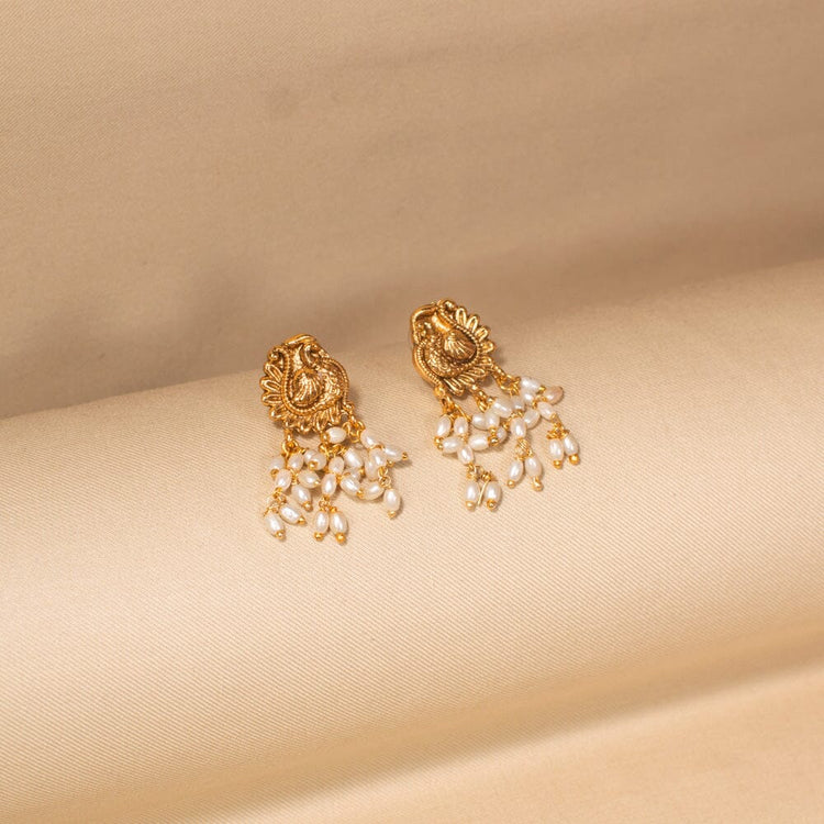 Pearly Gold Necklace Set-Sparsh Collection