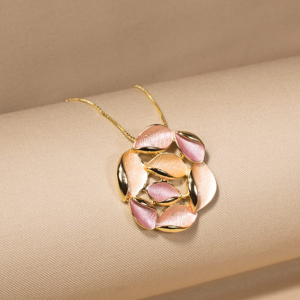 Peony Blush Pendant Set