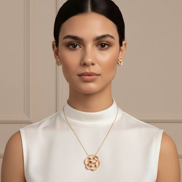 Peony Blush Pendant Set