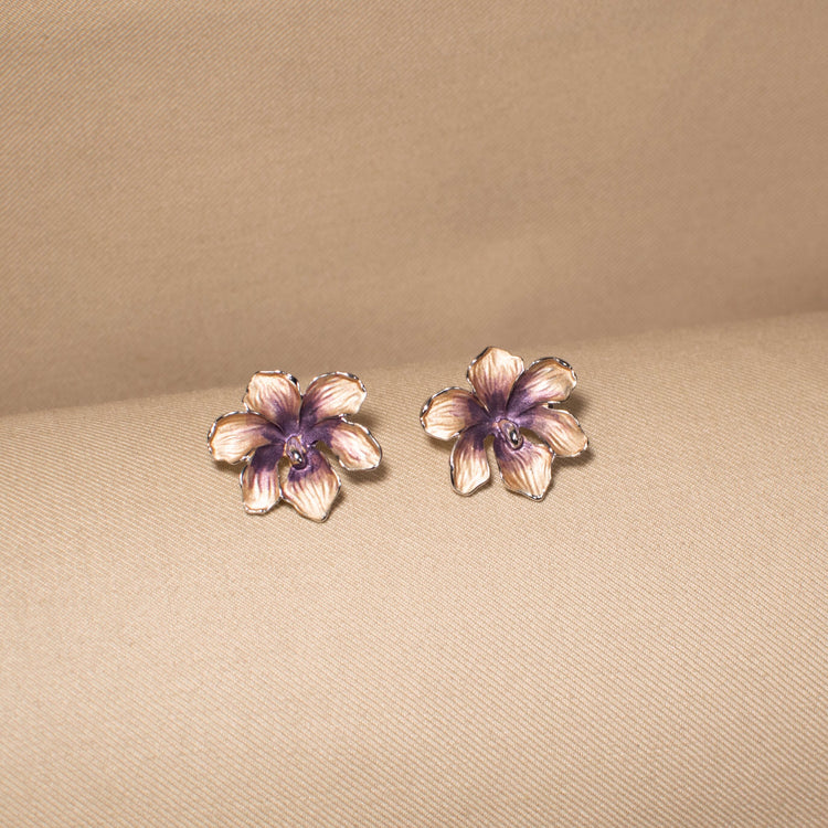 Petal Dance Pendant Set - Purple