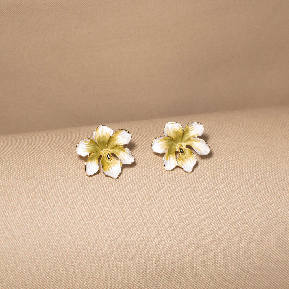 Petal Dance Pendant Set - Yellow
