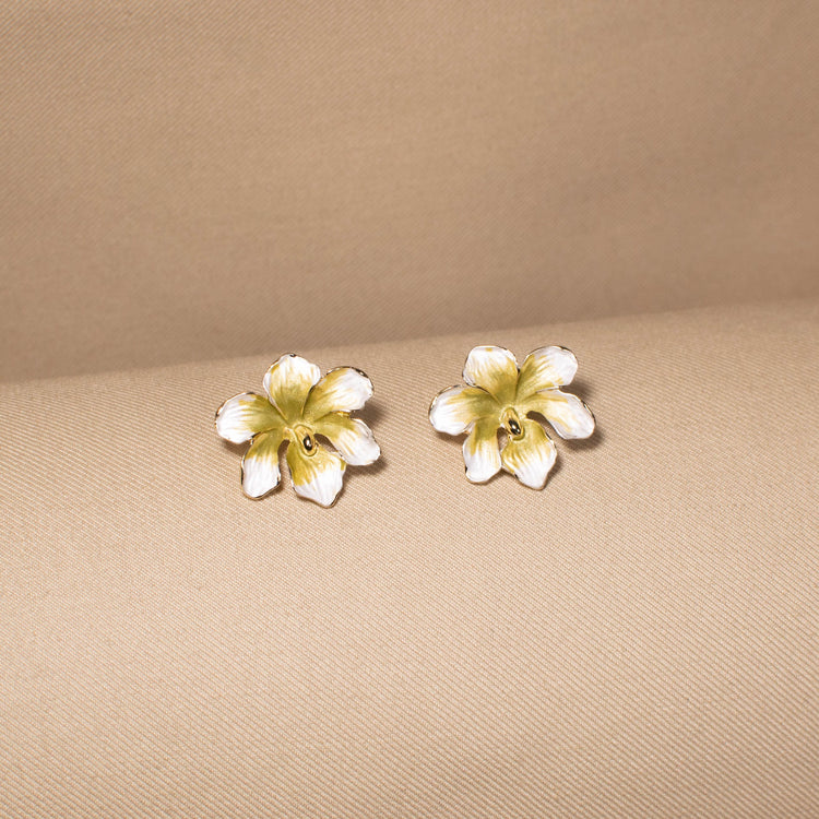 Petal Dance Pendant Set - Yellow