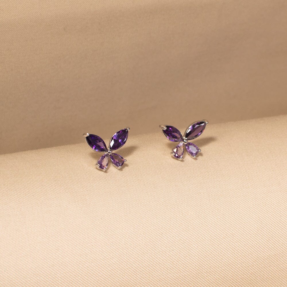 Petal Pendant Set-Purple-Minima Collection