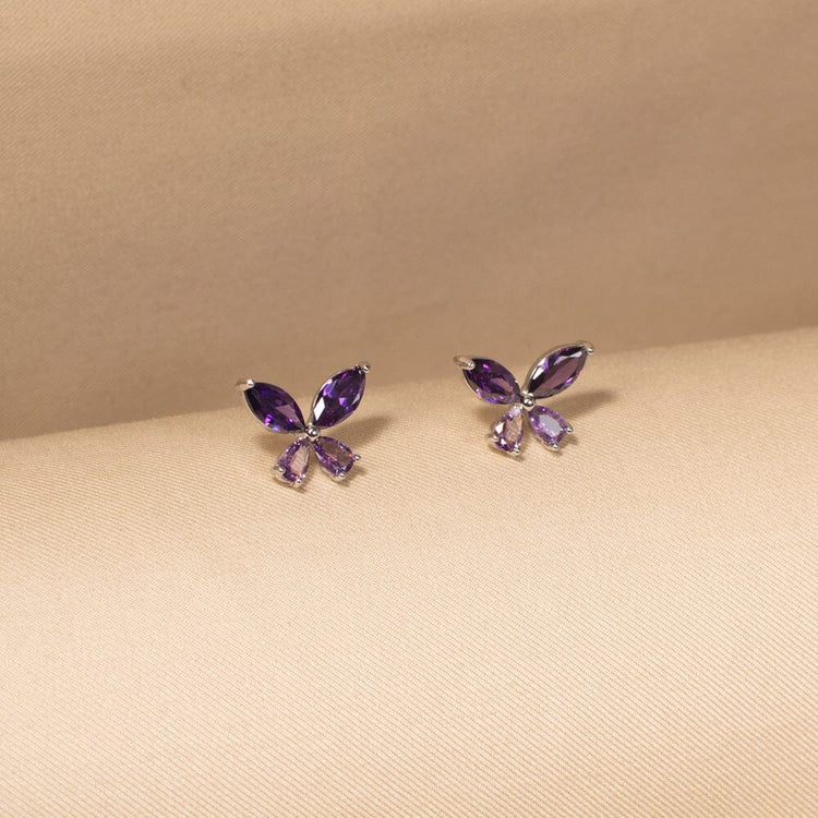 Petal Pendant Set-Purple-Minima Collection