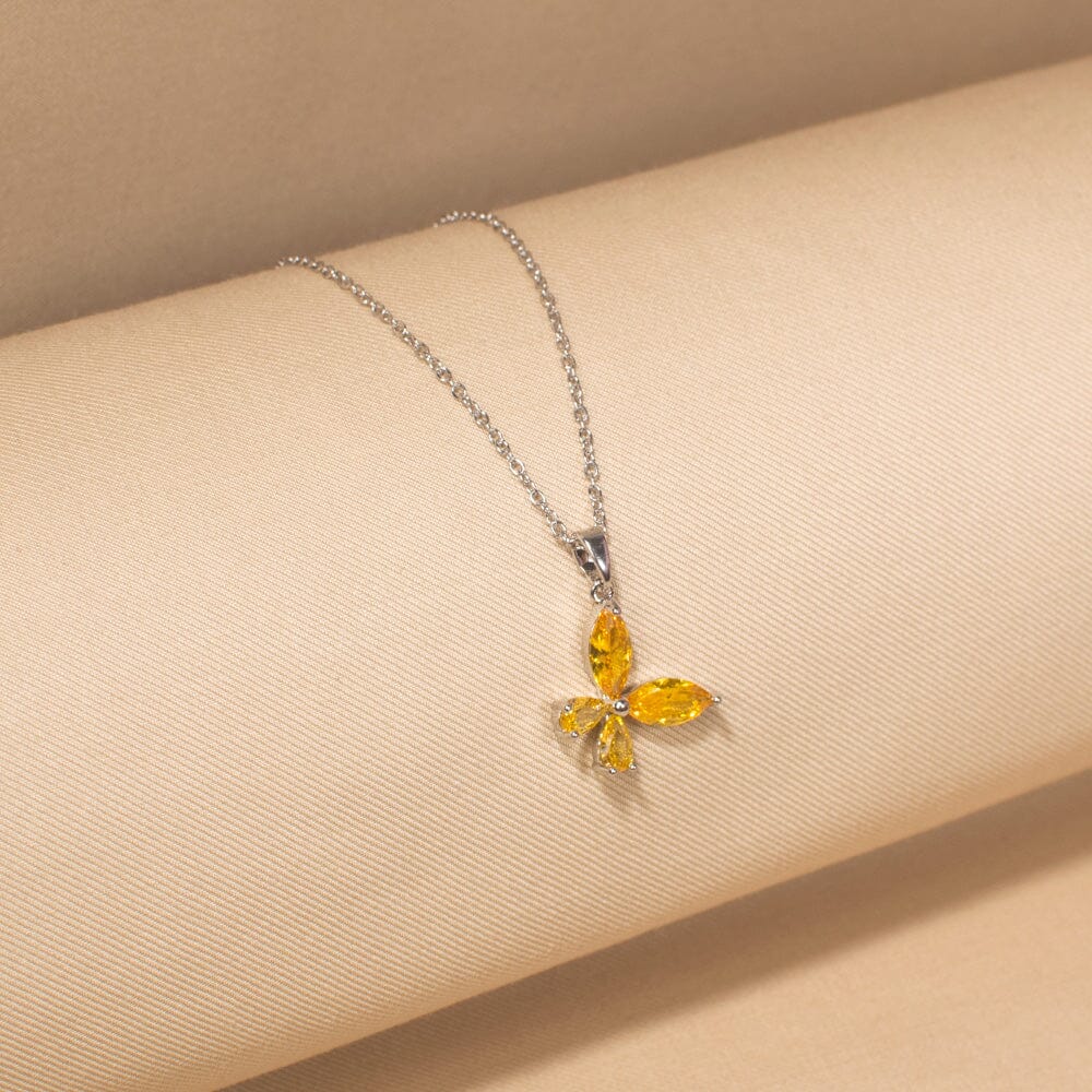 Petal Pendant Set-Yellow-Minima Collection