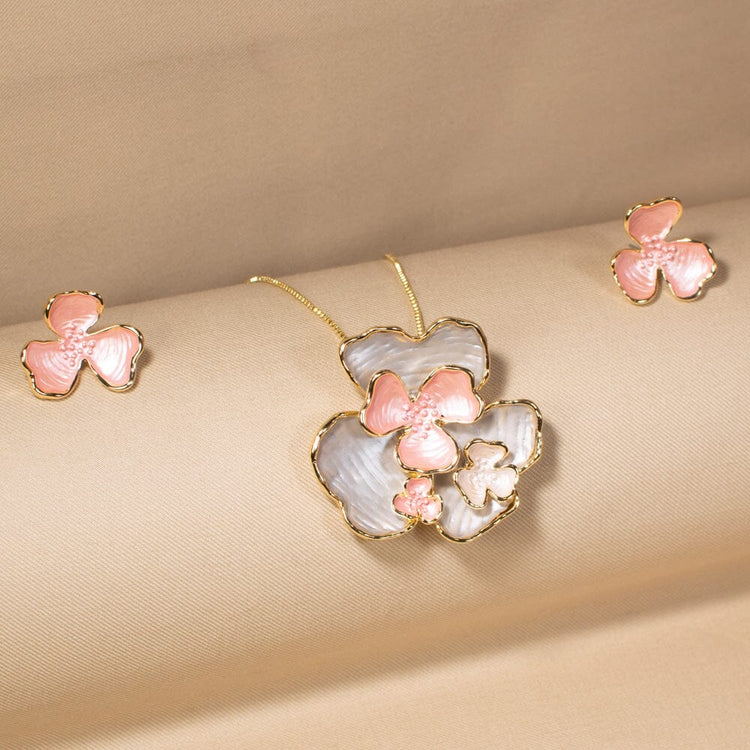 Petals of Paradise Pendant Set