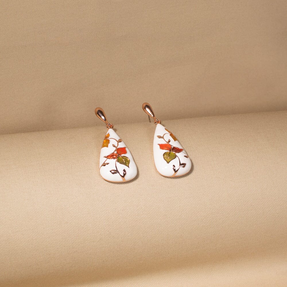 Phulkari Enamel Danglers