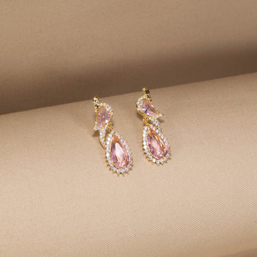 Pink Champagne Kiss Earrings