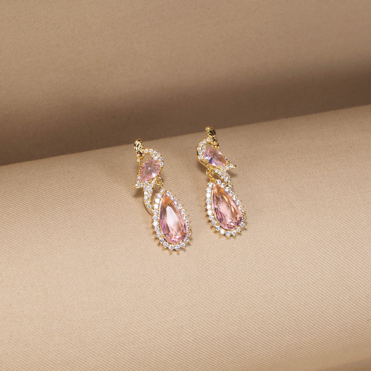 Pink Champagne Kiss Earrings