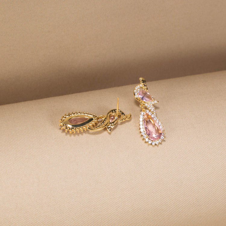 Pink Champagne Kiss Earrings