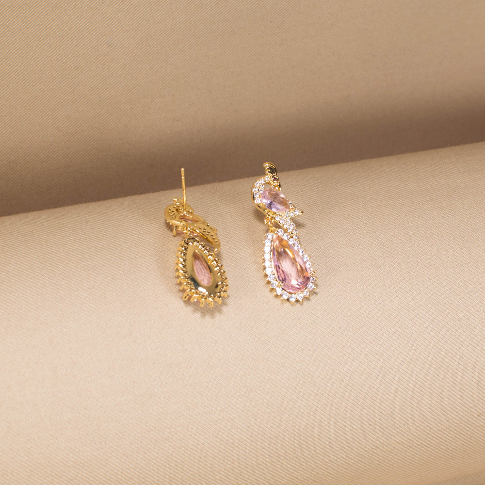 Pink Champagne Kiss Earrings