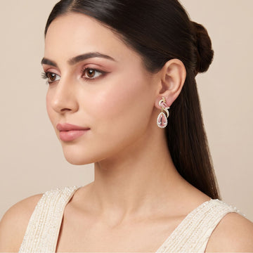 Pink Champagne Kiss Earrings