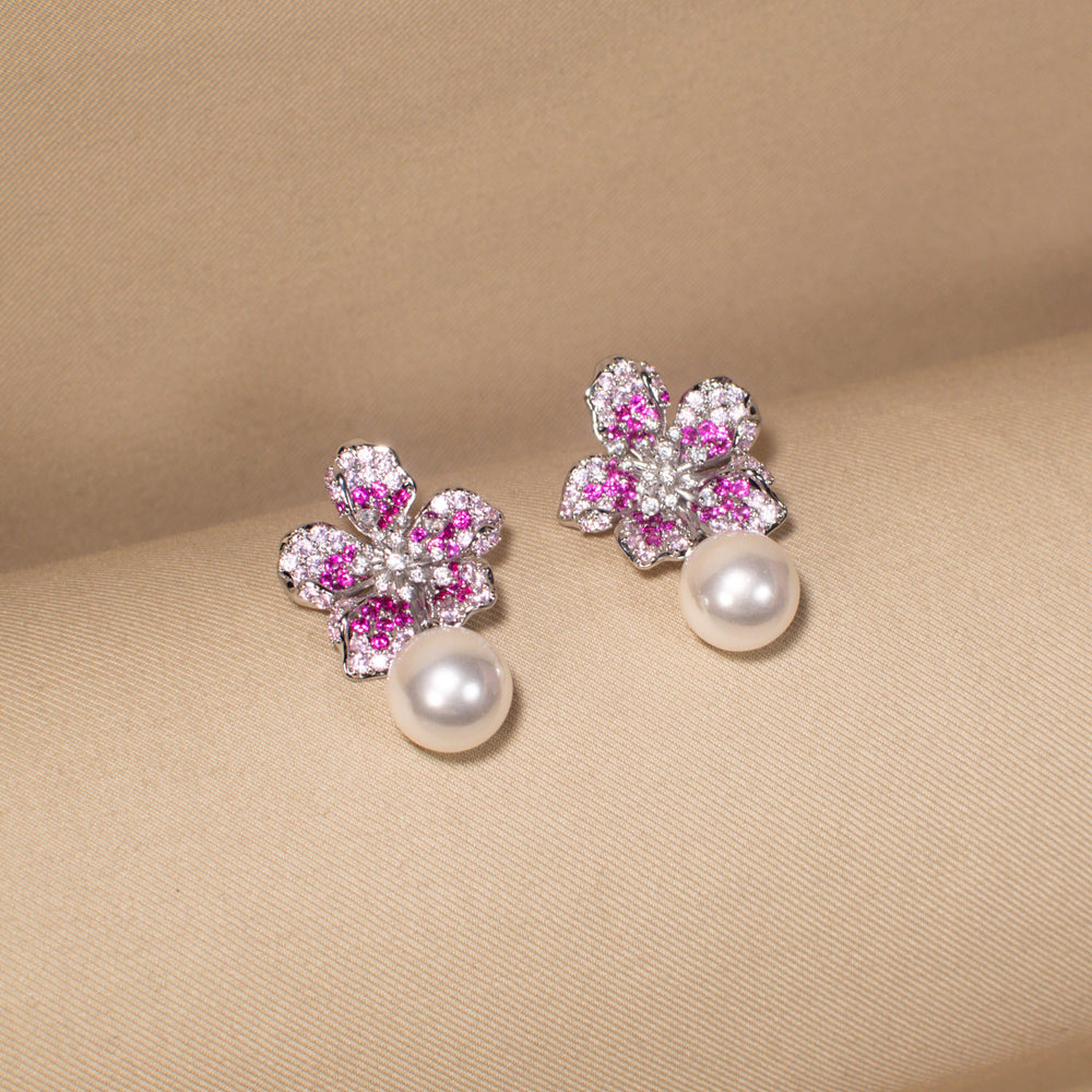 Pink Orchid Pearl Drops