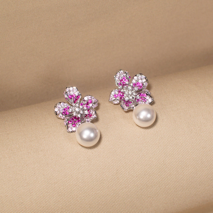 Pink Orchid Pearl Drops