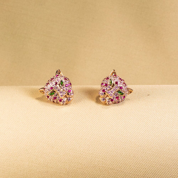 Pink Panther Studs