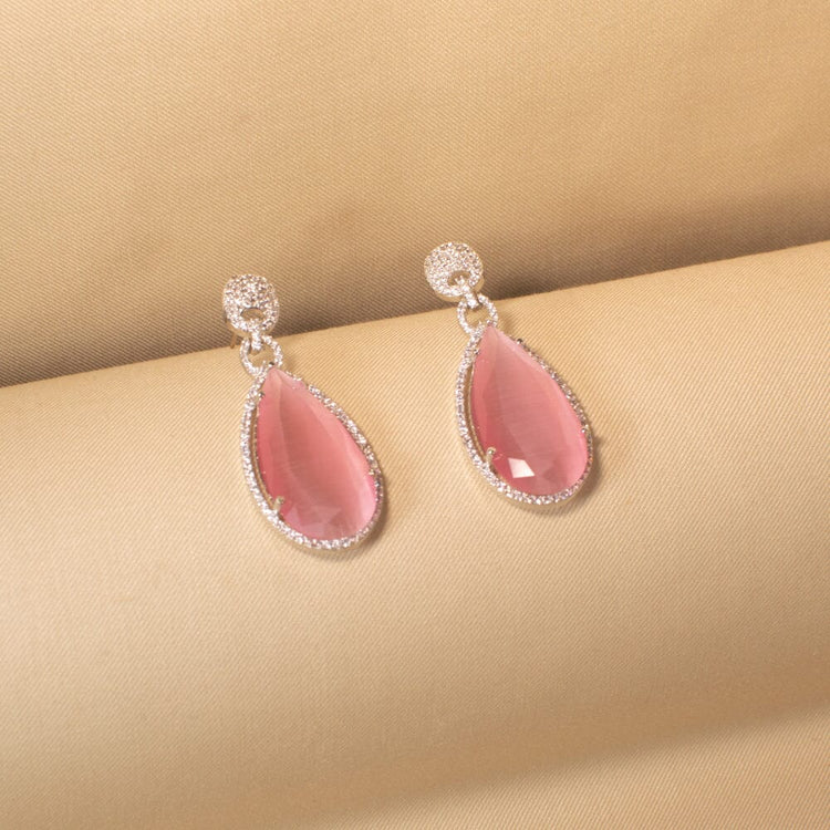 Pink Paradise Teardrop Necklace Set
