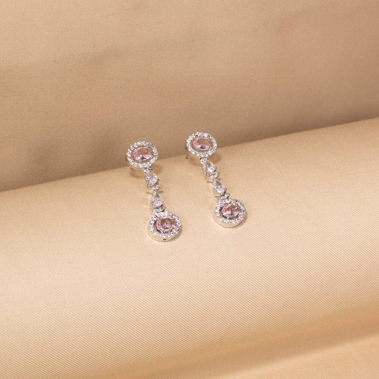Pink Radiance Necklace Set-Glitterati Collection