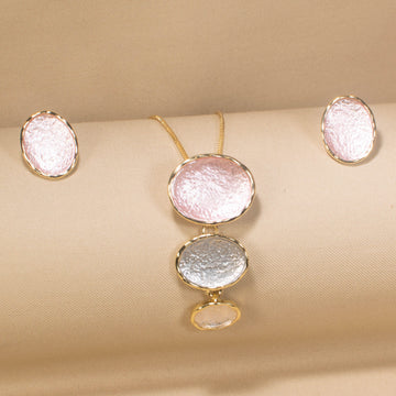 Pink Satin Horizon Set
