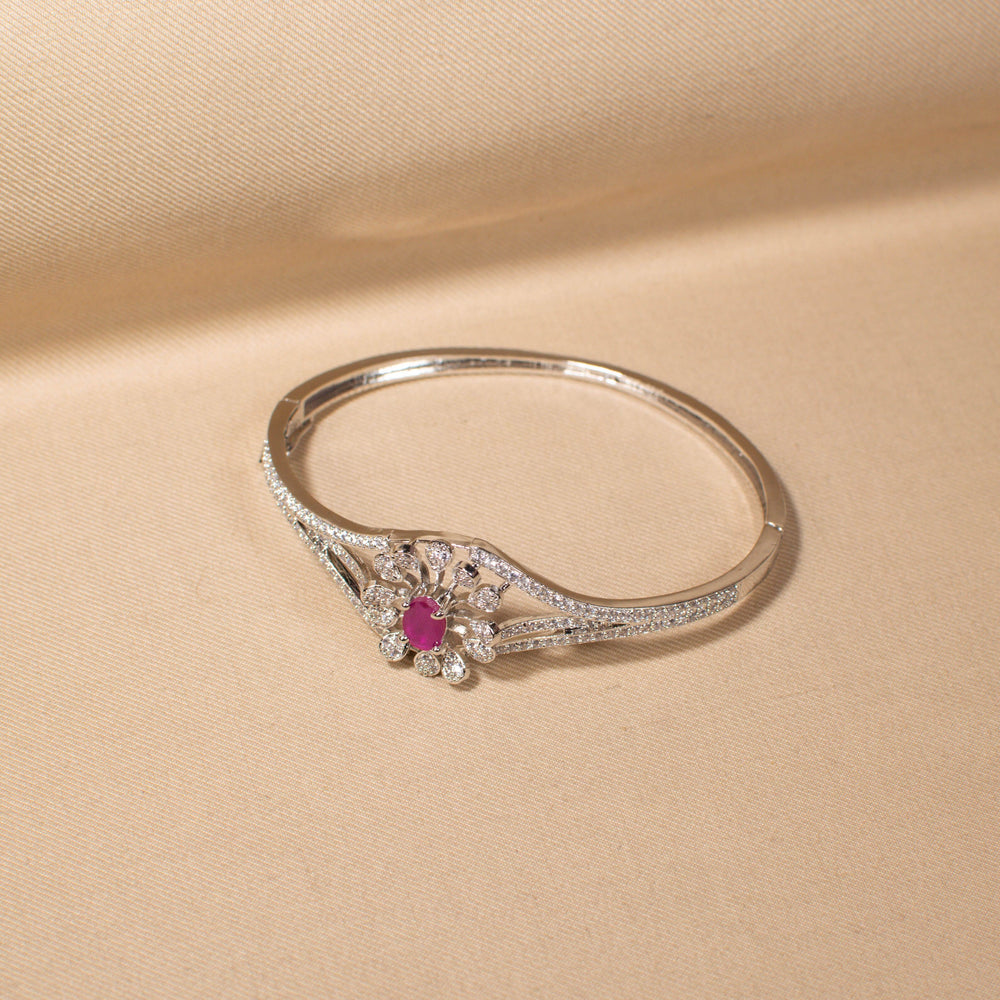 Pink Sunburst Bangle
