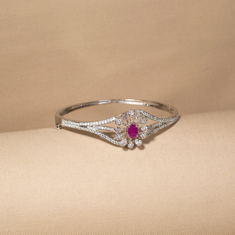 Pink Sunburst Bangle