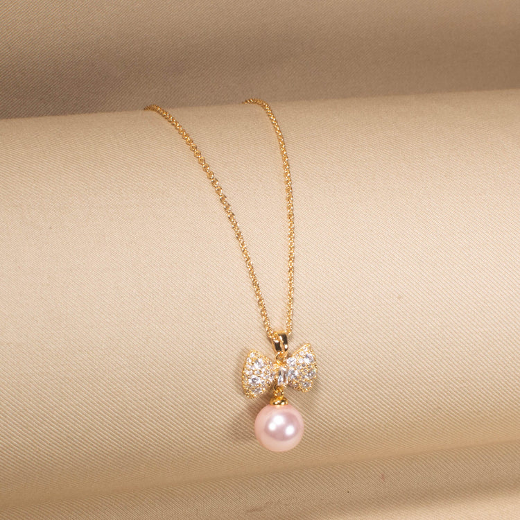 Pink Sweetheart Bow Set