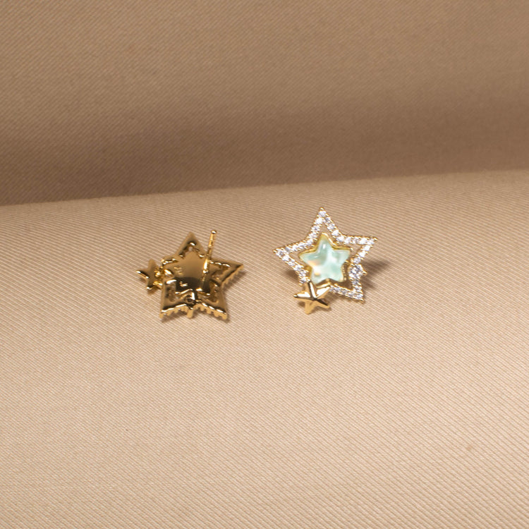 Pistachio Galaxy Studs