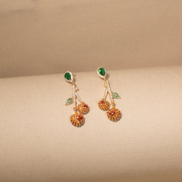 Playful Fruit Charm Earrings