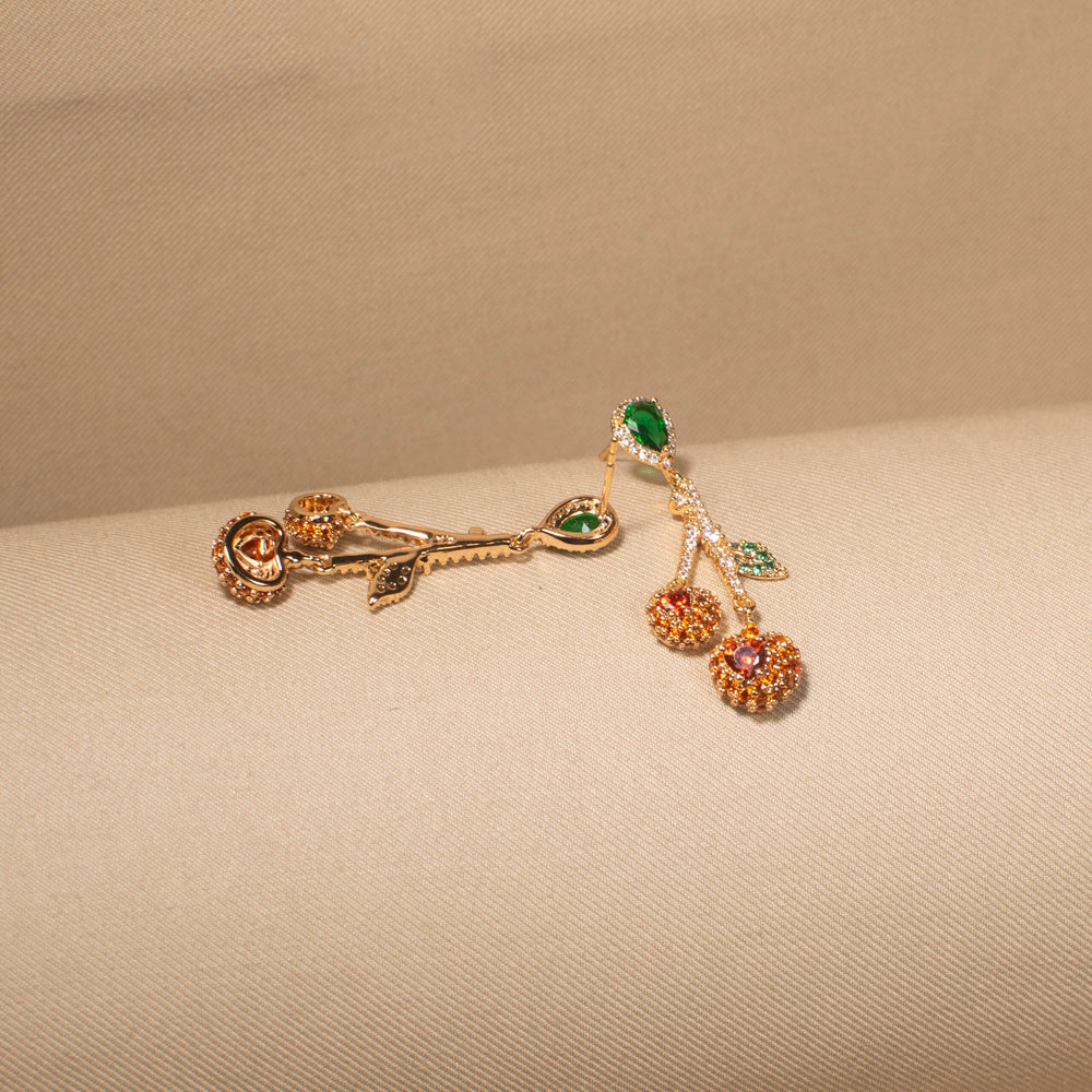 Playful Fruit Charm Earrings