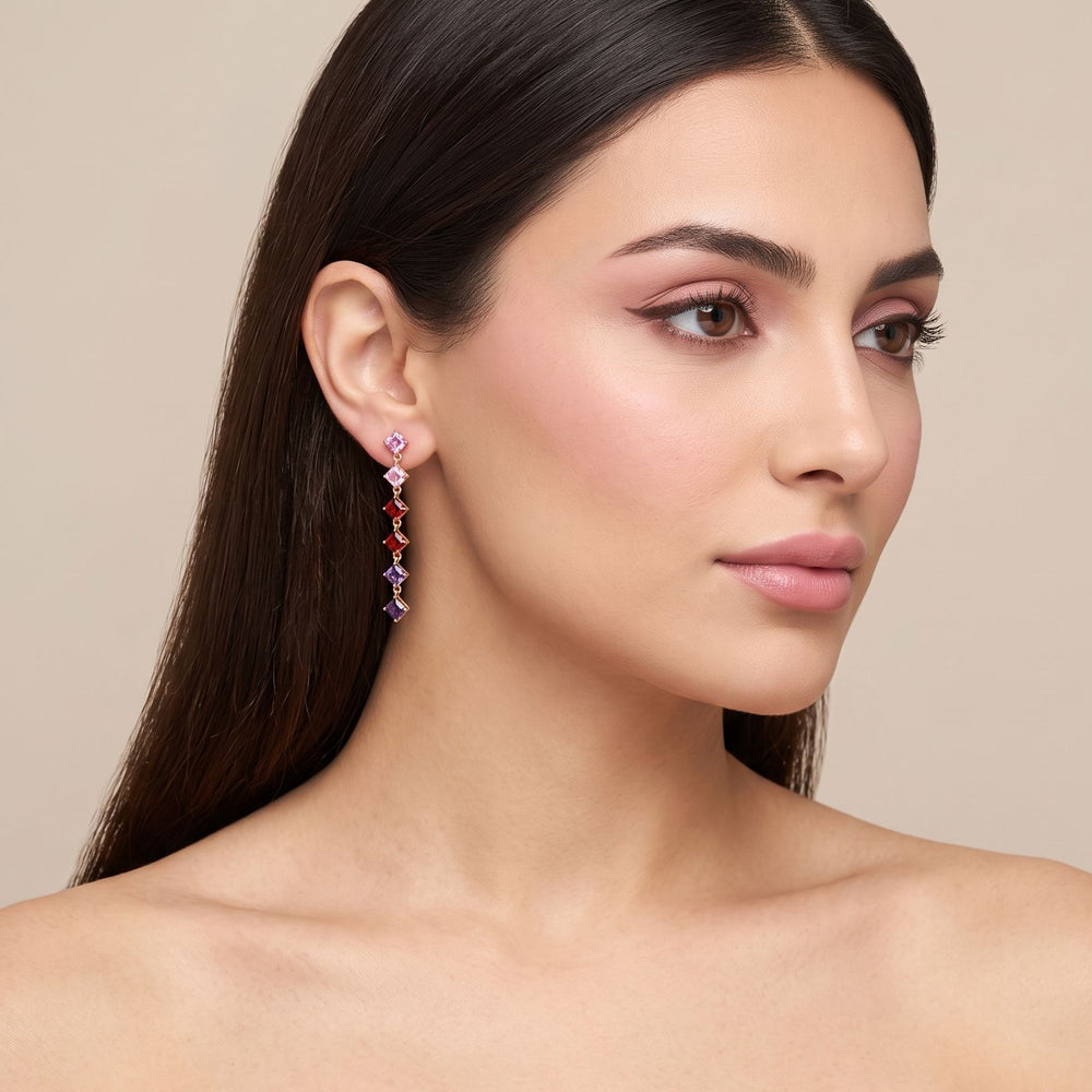 Plum Parade Earrings