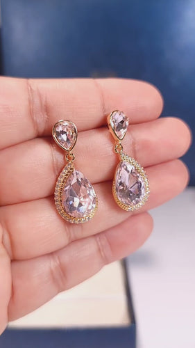 PinkCrystalEarrings BV Live 1009