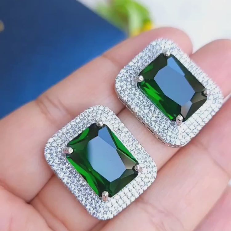 Emerald Earrings, Emerald Drop Earrings, Lever Back Earrings, 925 Sterling  Silver, Green Gemstone Earrings, Emerald Silver Earrings - Etsy