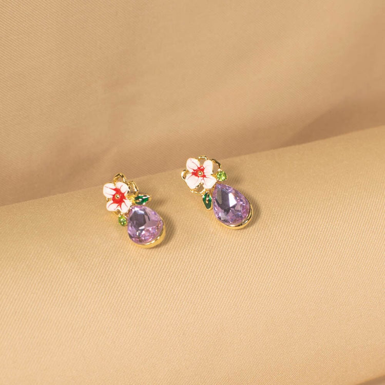 Purple Blossom Pendant Set - Nature Collection