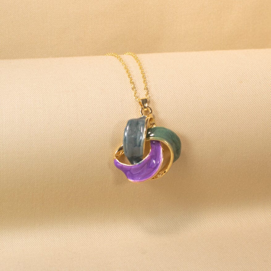 Purple Fusion Pendant Set