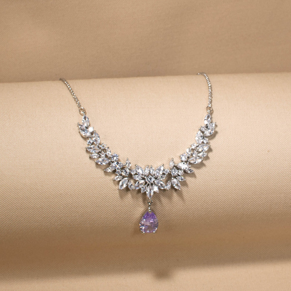 Purple Haze Sparkle Necklace Set
