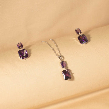Purple Love Pendant Set - Minima Collection