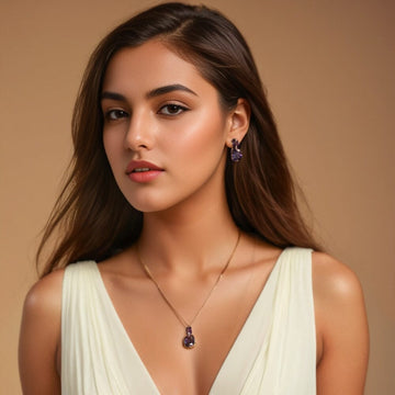 Purple Love Pendant Set - Minima Collection