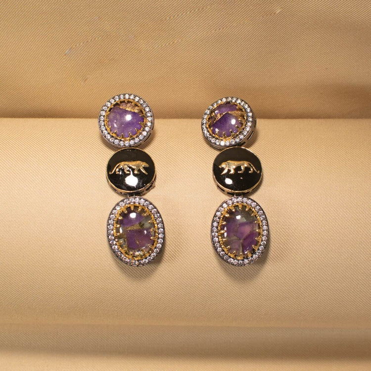 Purple Muse Danglers