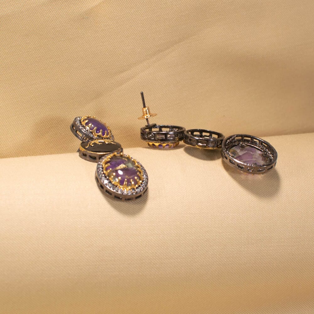 Purple Muse Danglers